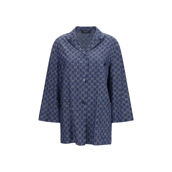 Gucci 100% Cotton jacket in blue
