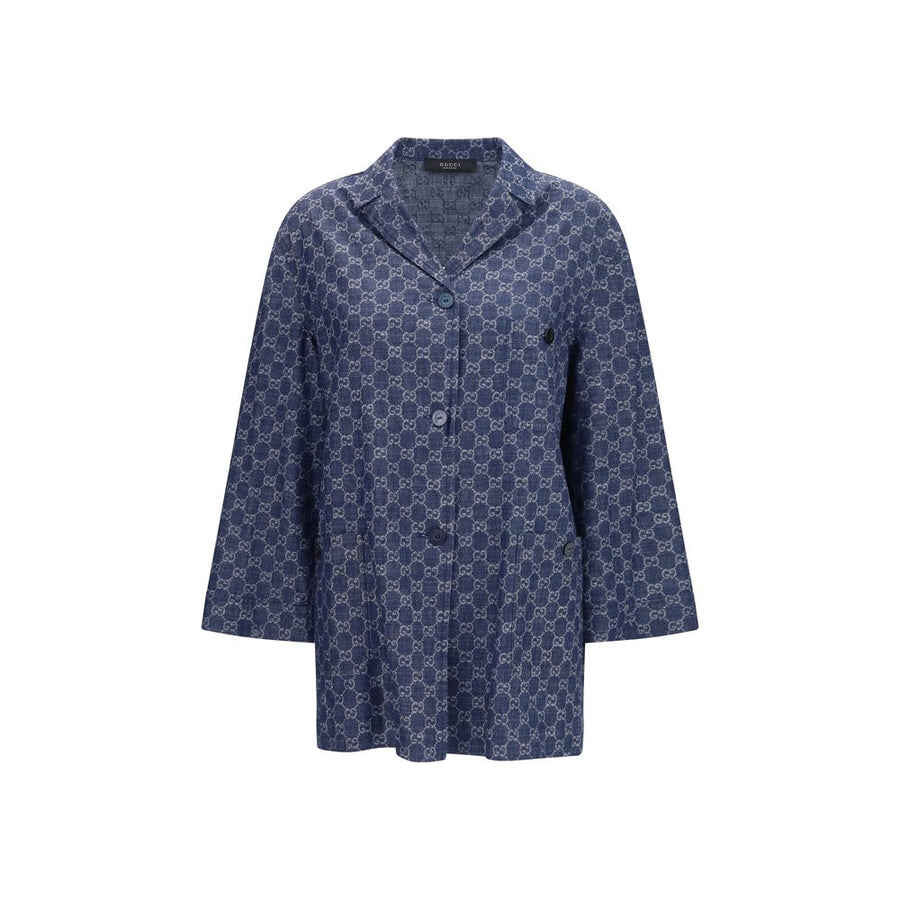 Gucci 100% Cotton jacket in blue