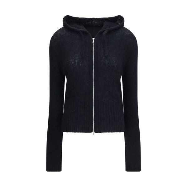 Our Legacy 55% Alpaca Vicugna Pacos hoodie in black