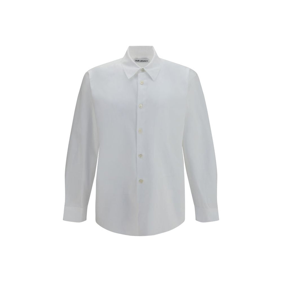 Our Legacy 58% Lyocell shirt in white