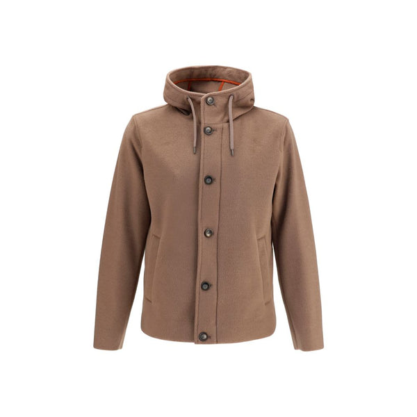 Herno 86% Polyester jacket in brown