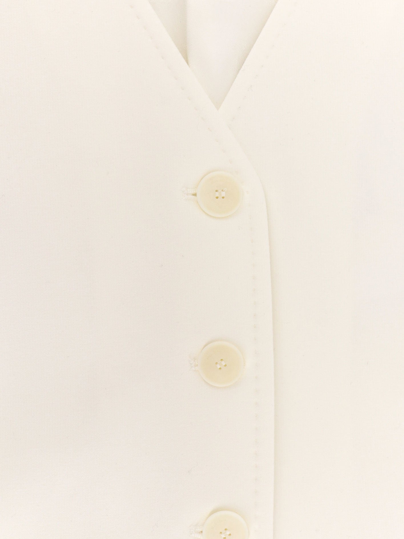 Max Mara Jackets White Viscosa Poliammide Elastan