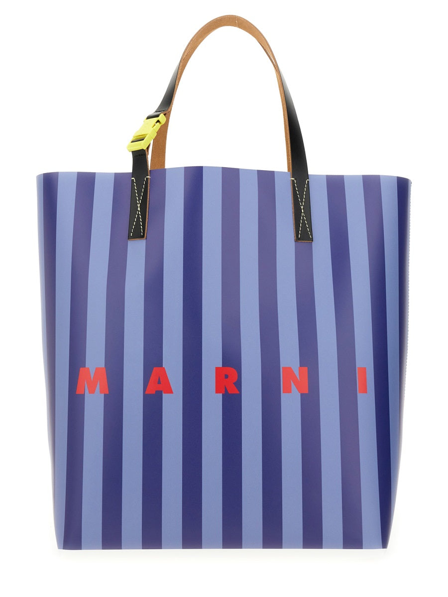 Tribeca Shopping Bag Azure Polyurethane Polyester Handbags