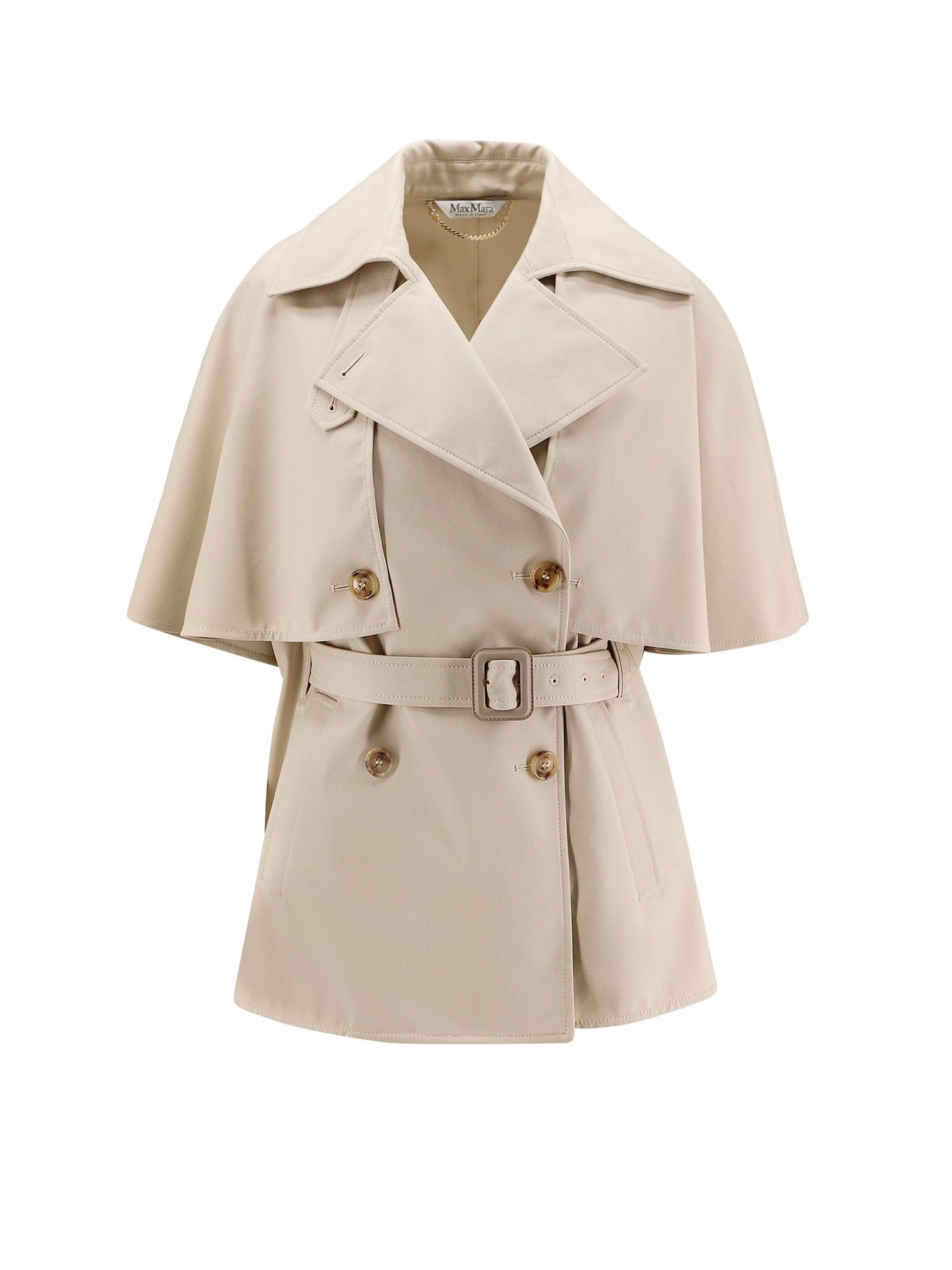 Max Mara Jackets Natural Cotone