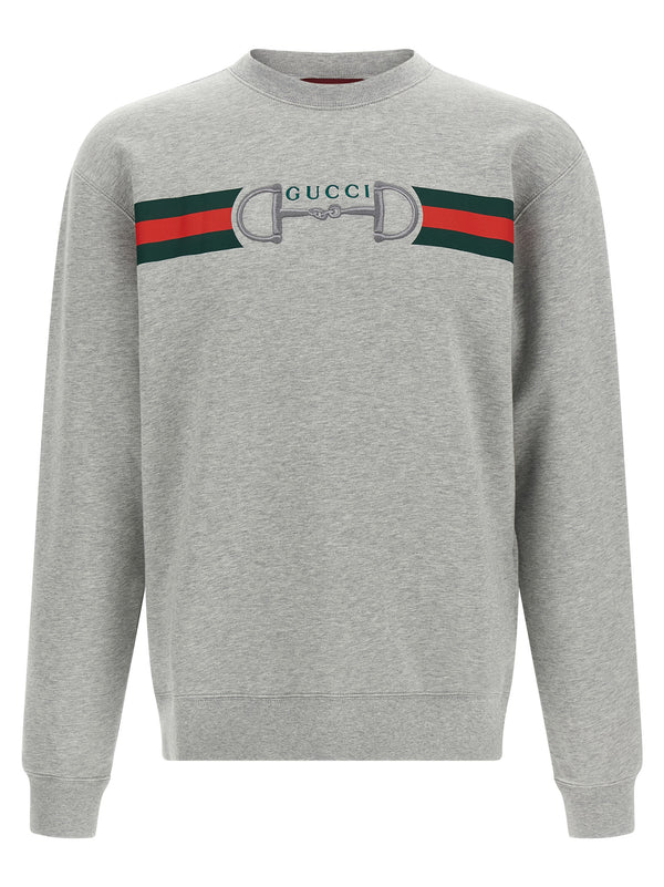 Gucci 100% cotton sweatshirt in gray