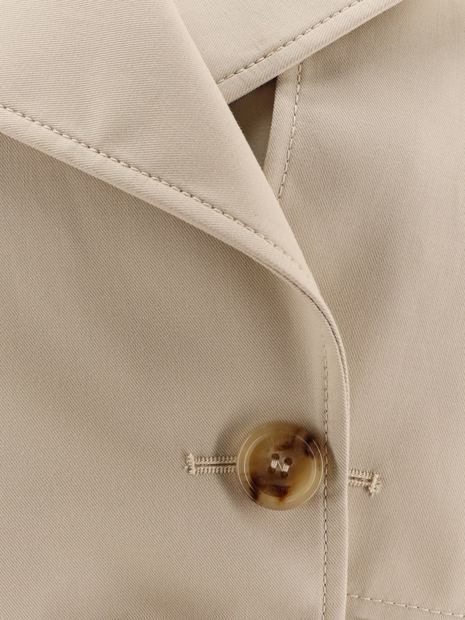 Max Mara Jackets Natural Cotone
