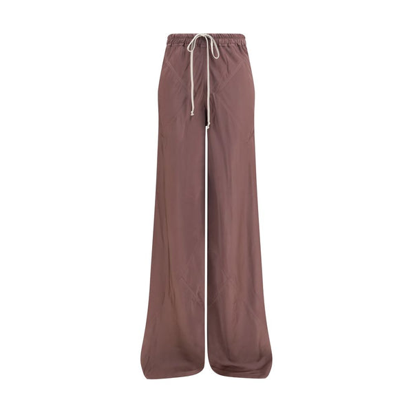 Rick Owens 100% Silk trousers in brown
