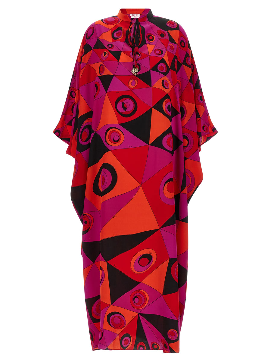 Emilio Pucci 100% silk dress in multicolor