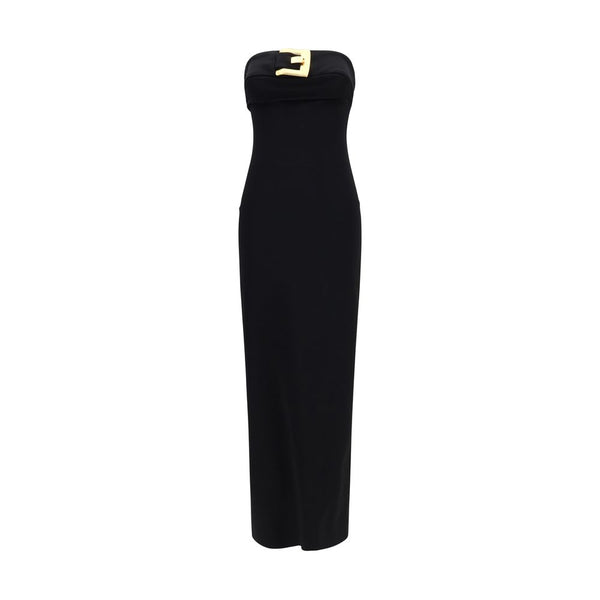 Balmain 80% Viscose dress in black