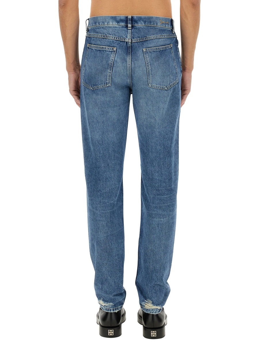 Slim Fit Denim Jeans Cotton