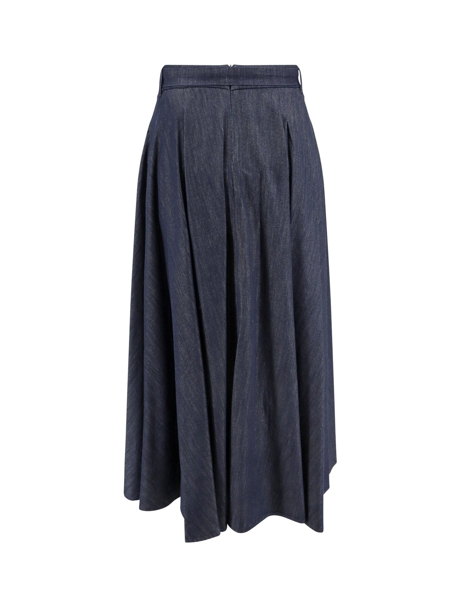 Max Mara Skirts Blue Cotone