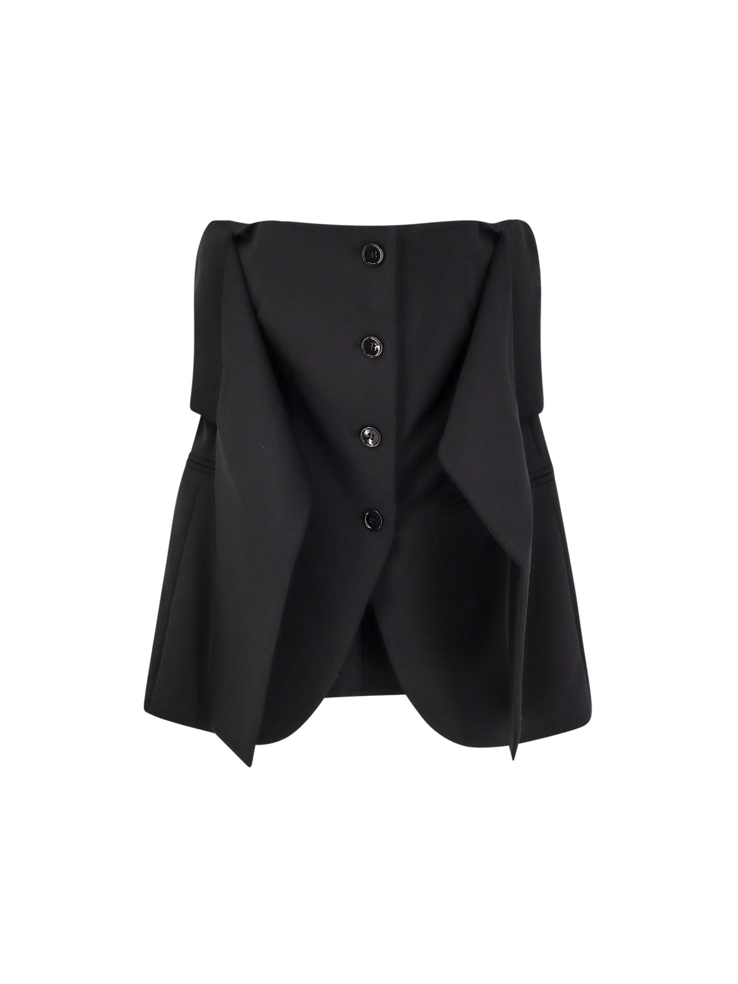 Max Mara T-shirts and Polos Black Lana Vergine
