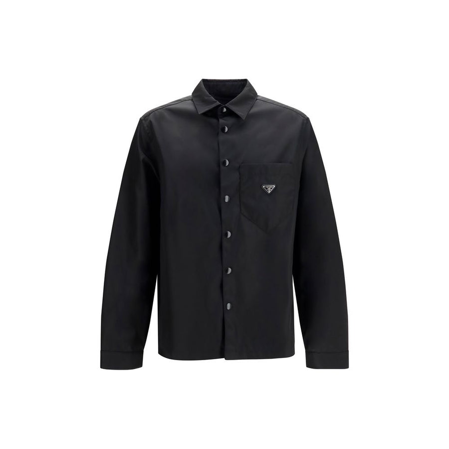 Prada 100% Recycled Polyamide shirt in black