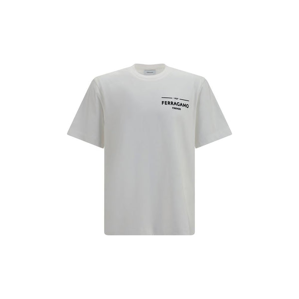 Ferragamo 100% Cotton t-shirt in white