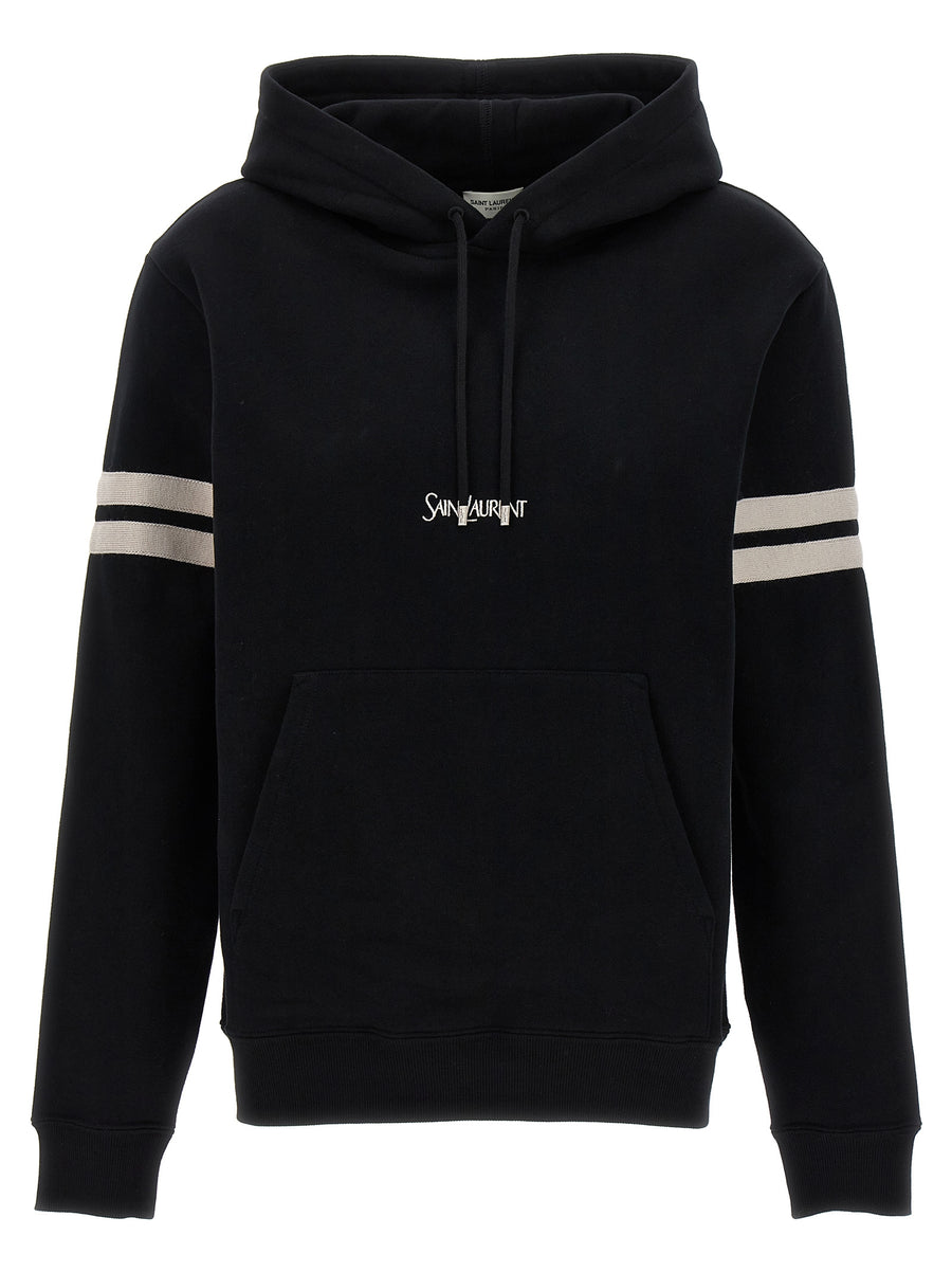 Saint Laurent 100% Cotton hoodie in black