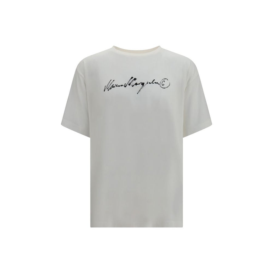 MM6 Maison Margiela 100% Cotton t-shirt in white