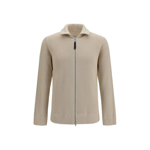 Maison Margiela 40% Wool Ovis Aries cardigan in beige