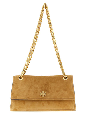 Tory Burch 100% calfskin leather shoulder bag in brown
