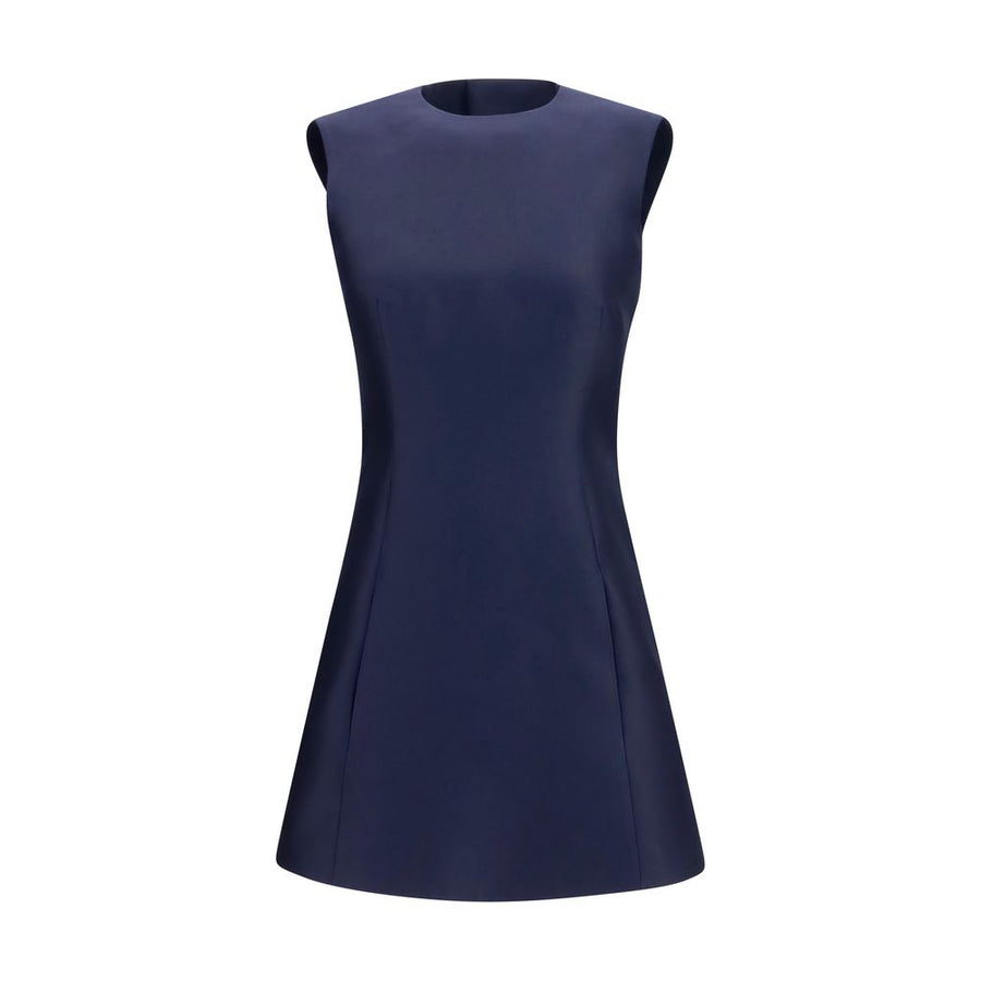 Balenciaga 80% Merino Wool Ovis Aries dress in navy