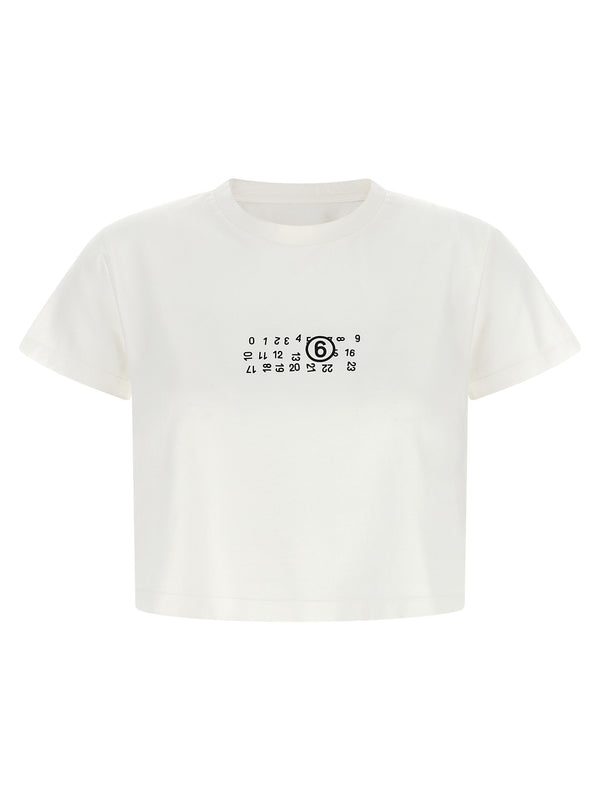 MM6 Maison Margiela 100% cotton t-shirt in white