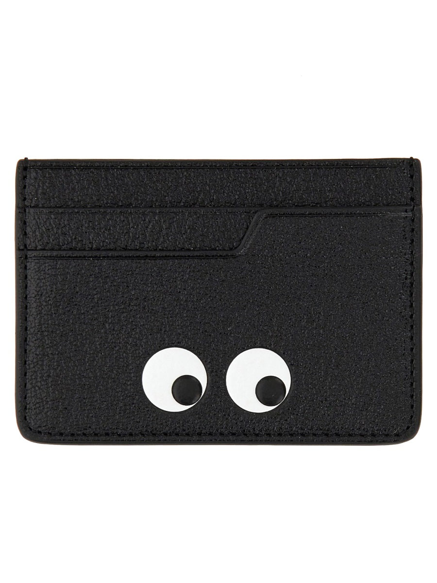 Card Holder Eyes Black Wallets & Purses