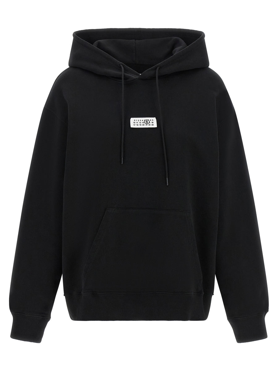 MM6 Maison Margiela 100% Cotton hoodie in black