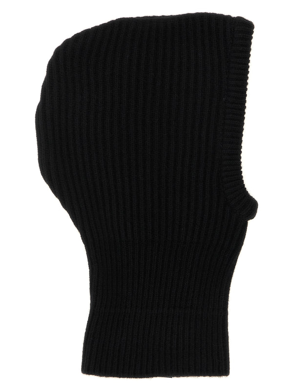 MM6 Maison Margiela MM338329BM 80% wool balaclava in black