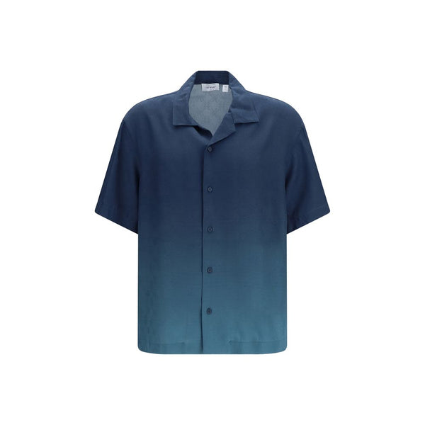 Off-White 100% Viscose shirt in blue