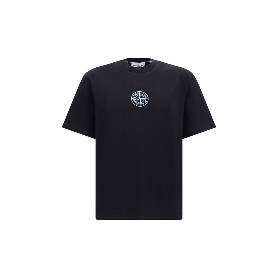 Stone Island 100% Cotton t-shirt in black