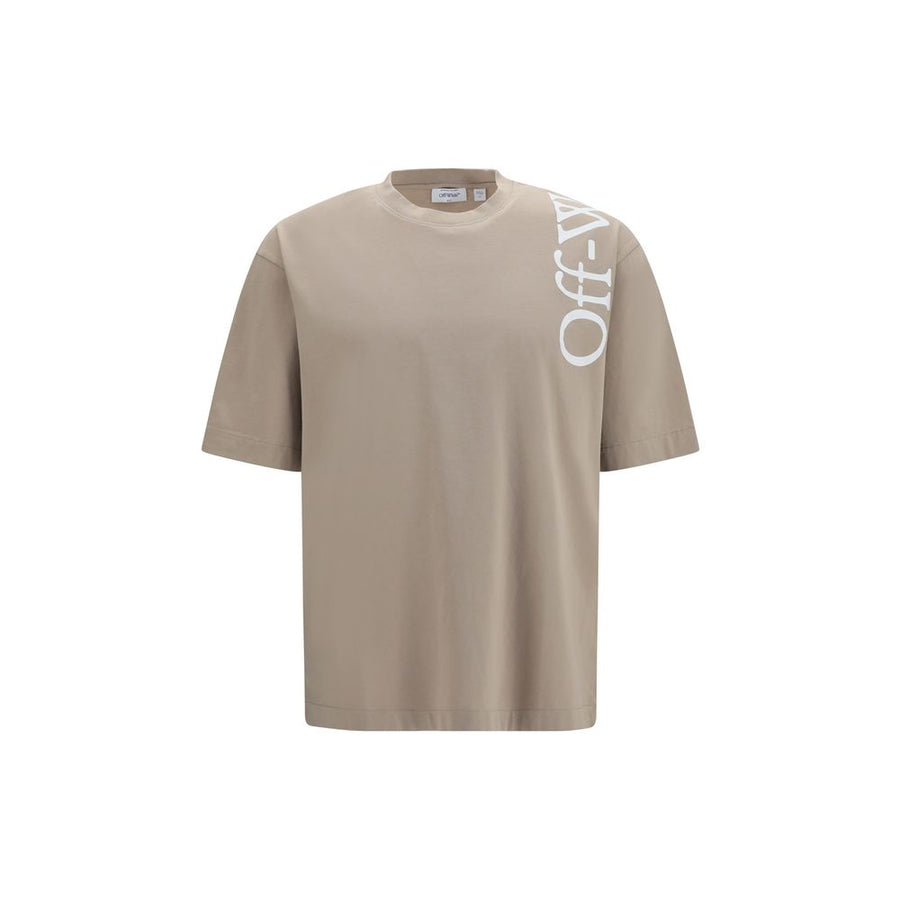 Off-White 100% Cotton t-shirt in beige