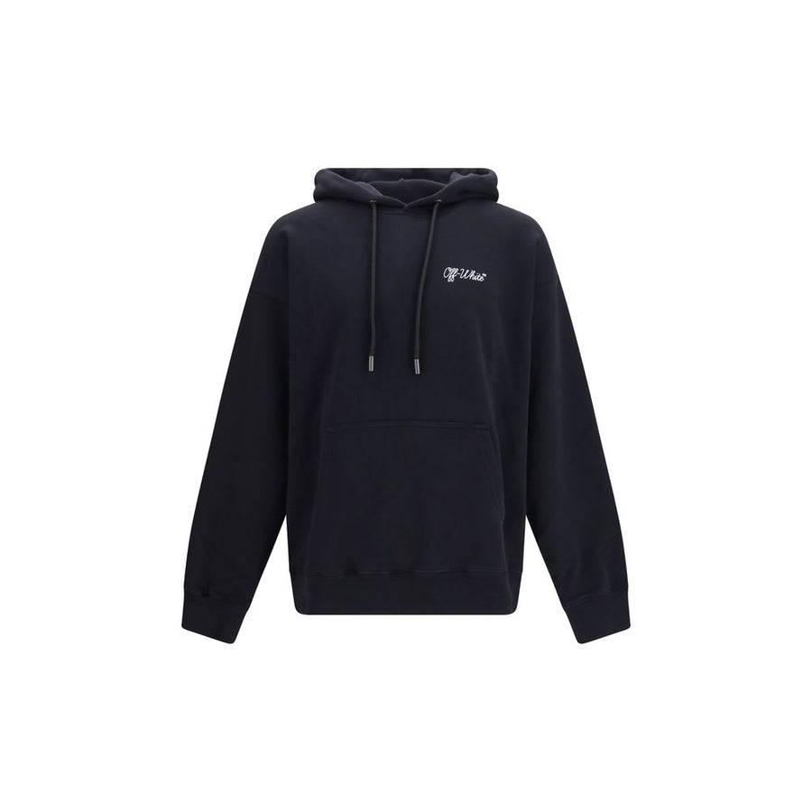 Off-White 100% Cotton hoodie in black