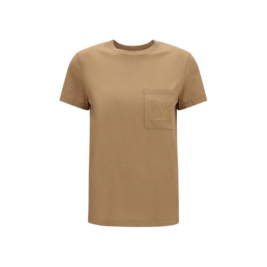 Max Mara 100% Cotton t-shirt in beige
