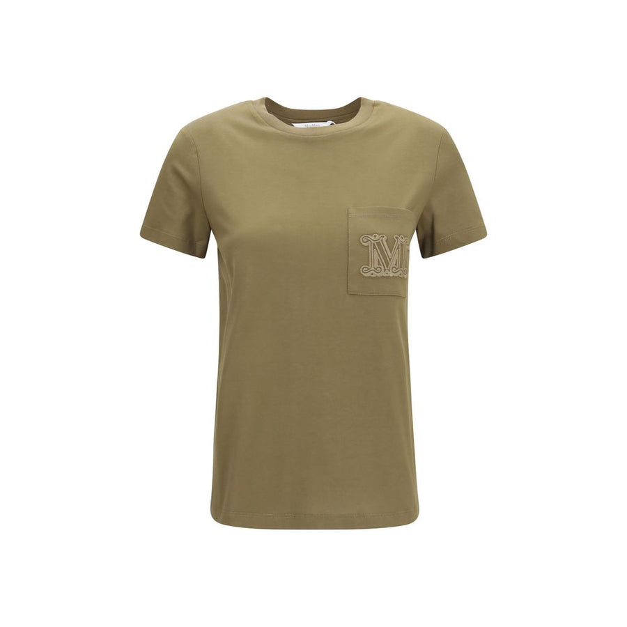 Max Mara 100% Cotton t-shirt in beige