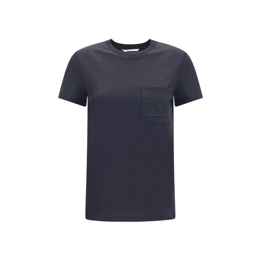 Max Mara 100% Cotton t-shirt in black