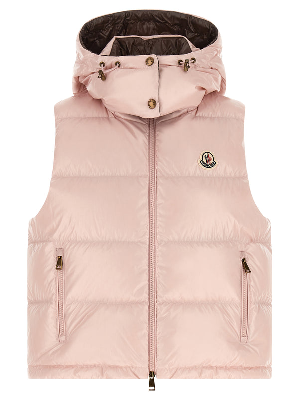 Moncler 100% Polyamide vest in pink