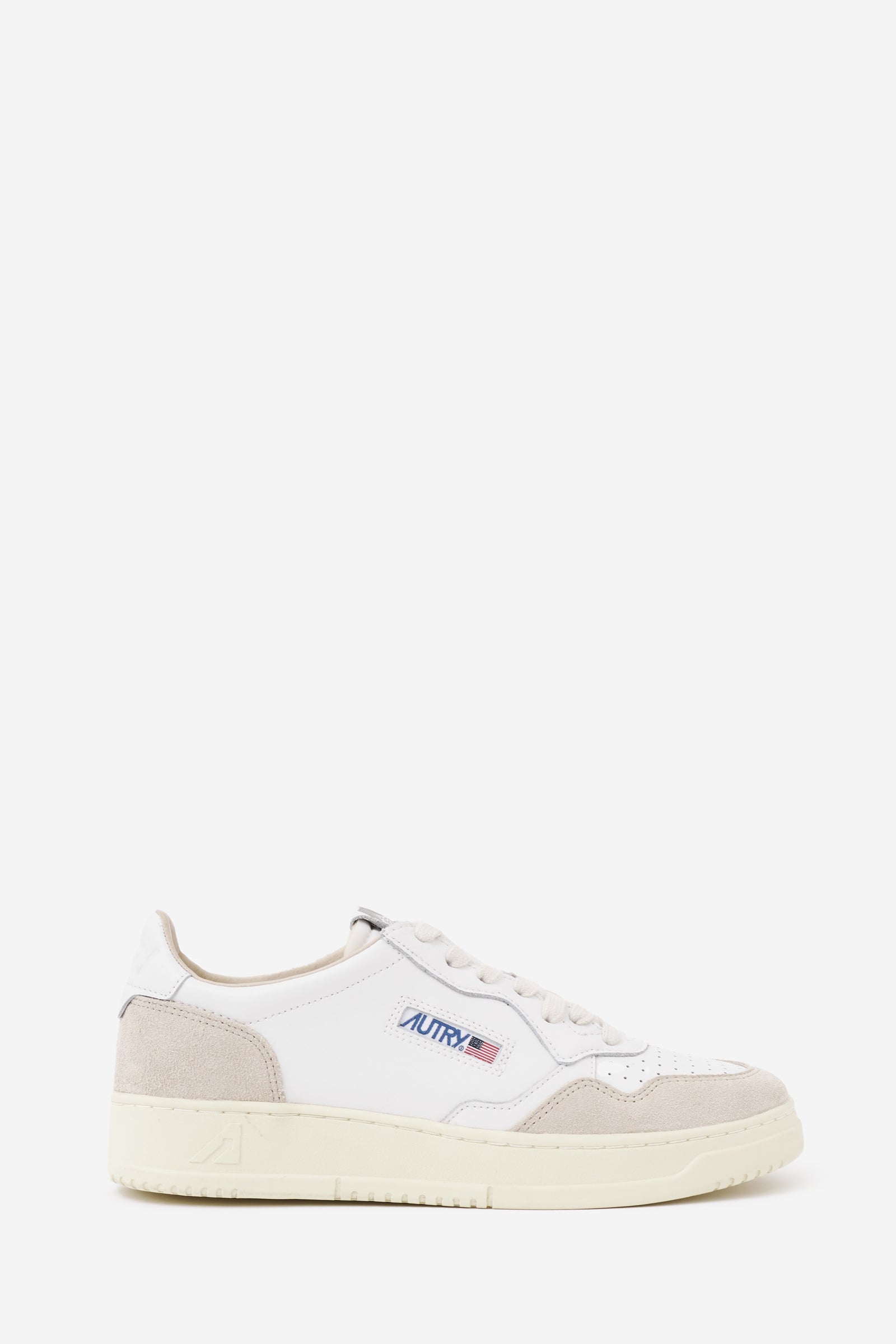 01 LOW Sneakers White Leather Scarpe