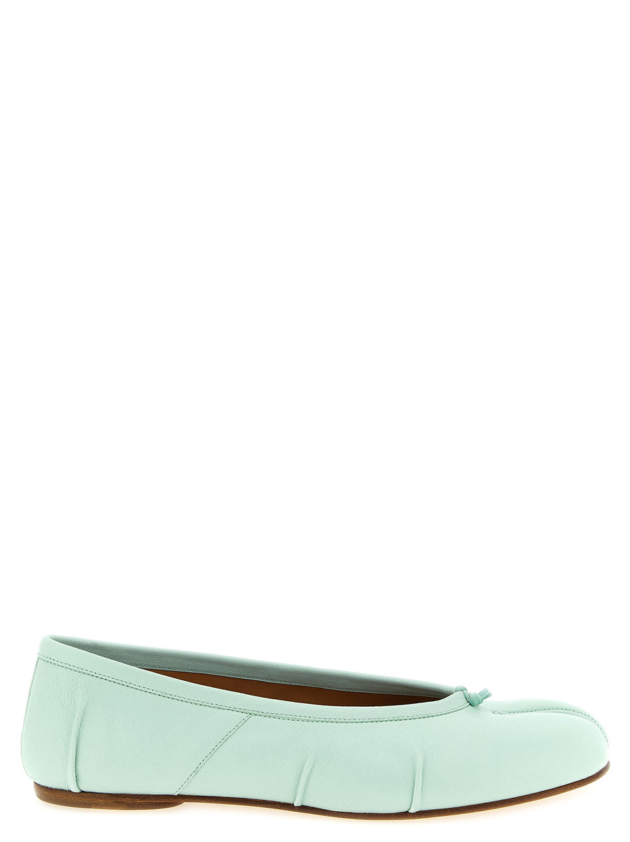 Maison Margiela 100% lamb leather ballet flat in green