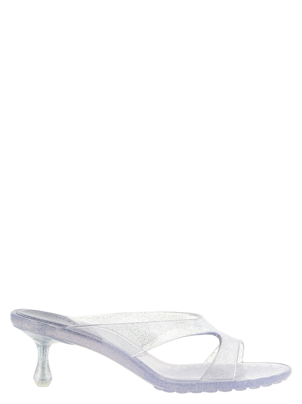 Jimmy Choo 98% Rubber heel in silver