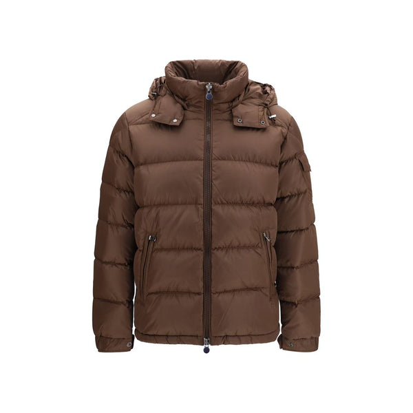 Moncler Outer 100% Polyamide down jacket in brown