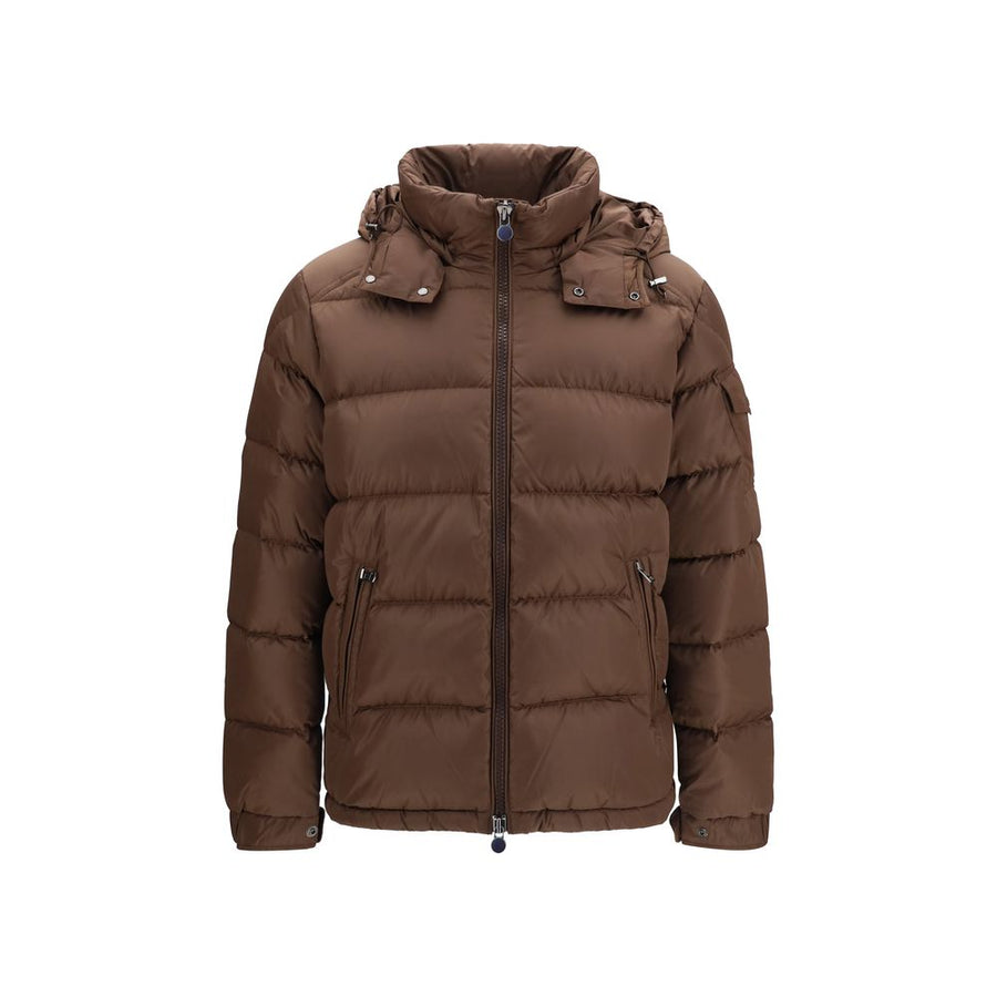 Moncler Outer 100% Polyamide down jacket in brown
