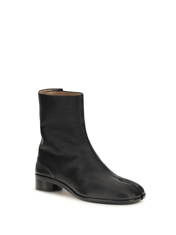 Ankle Boots Tabi Black Calf Leather