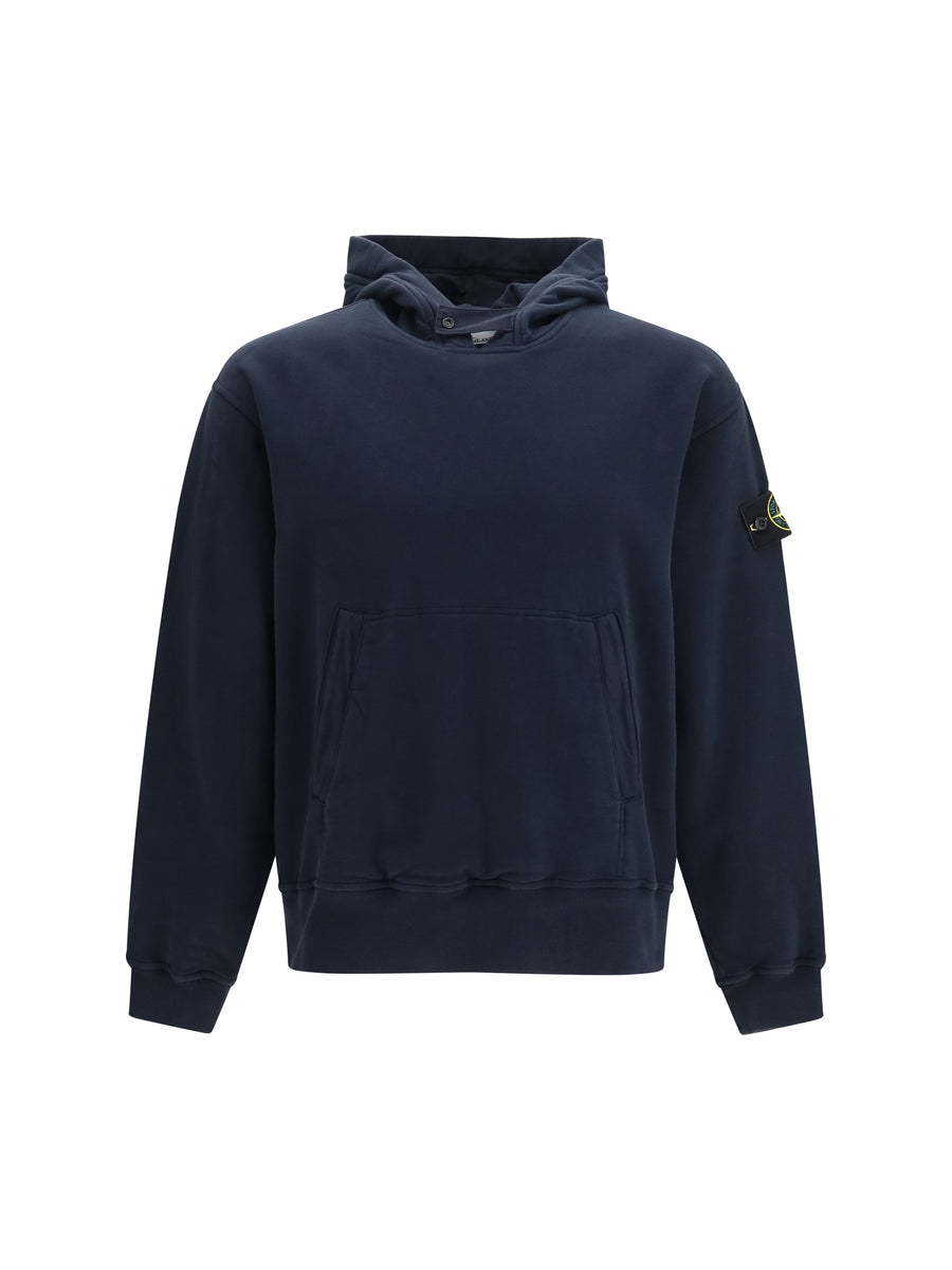 Hooded Sweatshirt Navy Blue Cotton Sweatshirts