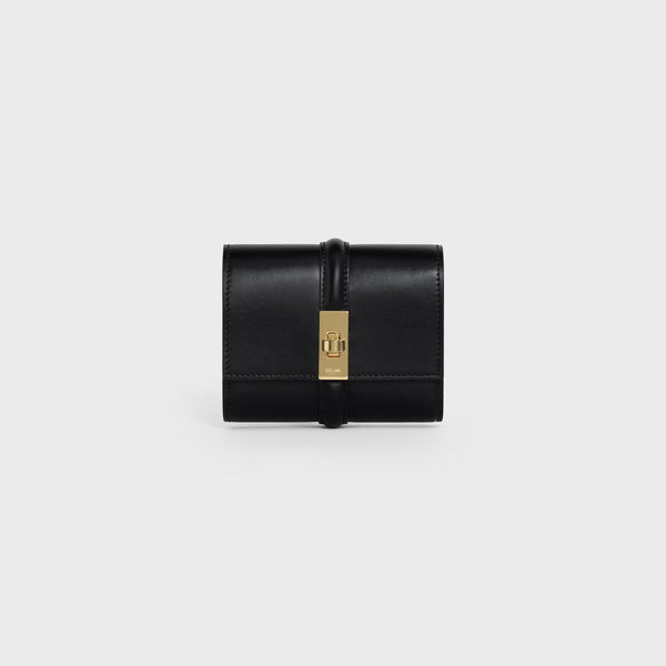 Celine Leather wallet in black