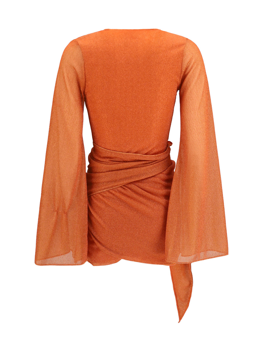 Dress Lumière Pareo Orange Polyamide