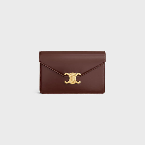 Celine Calfskin wallet in brown