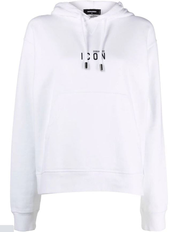 Dsquared2 100% Cotton hoodie in white