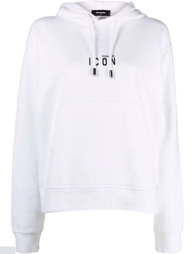 Dsquared2 100% Cotton hoodie in white