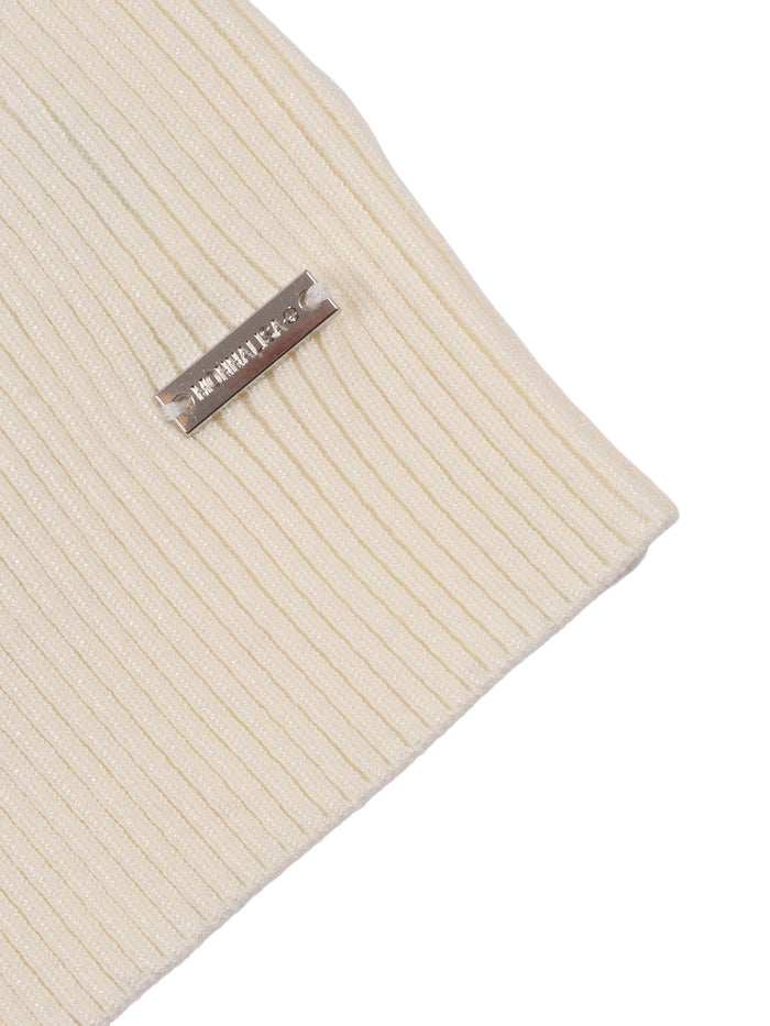 VISCOSE TOP Beige Polyester
