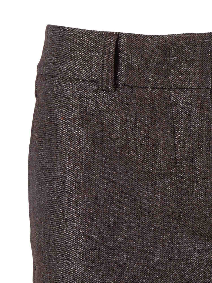 WOMAN TROUSERS Brown Pant