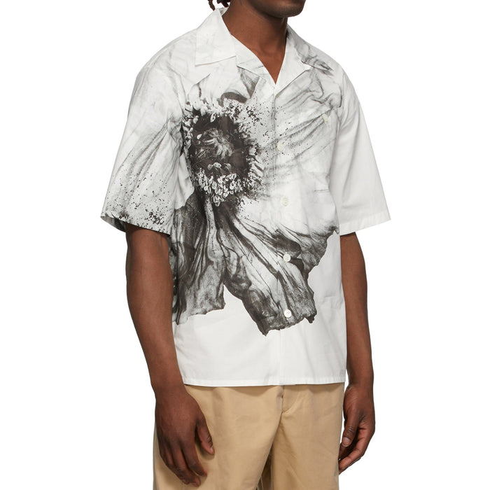 Short Sleeve Shirt White Cotton